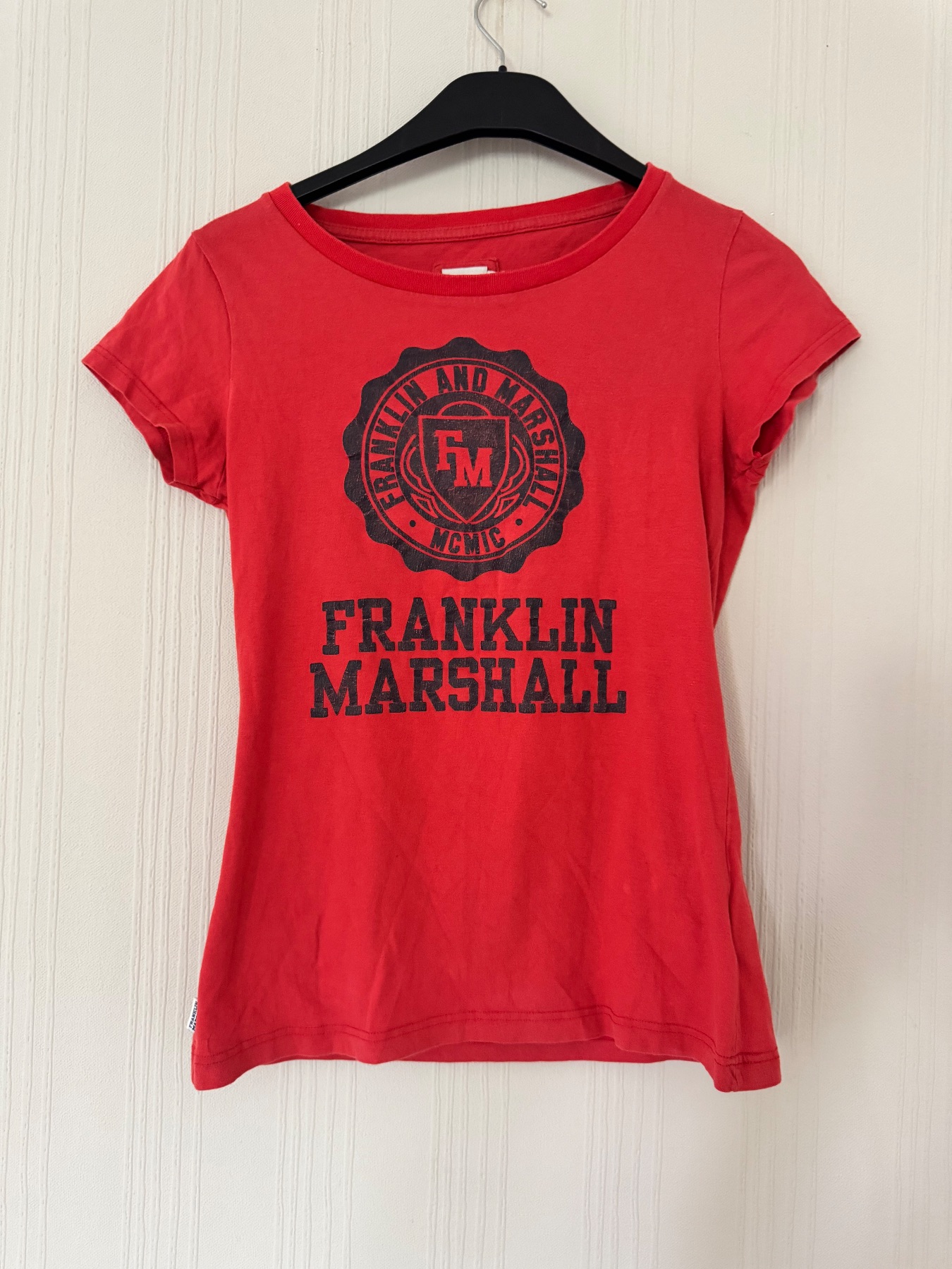 Red short sleeve Franklin Marshall T-shirt size small