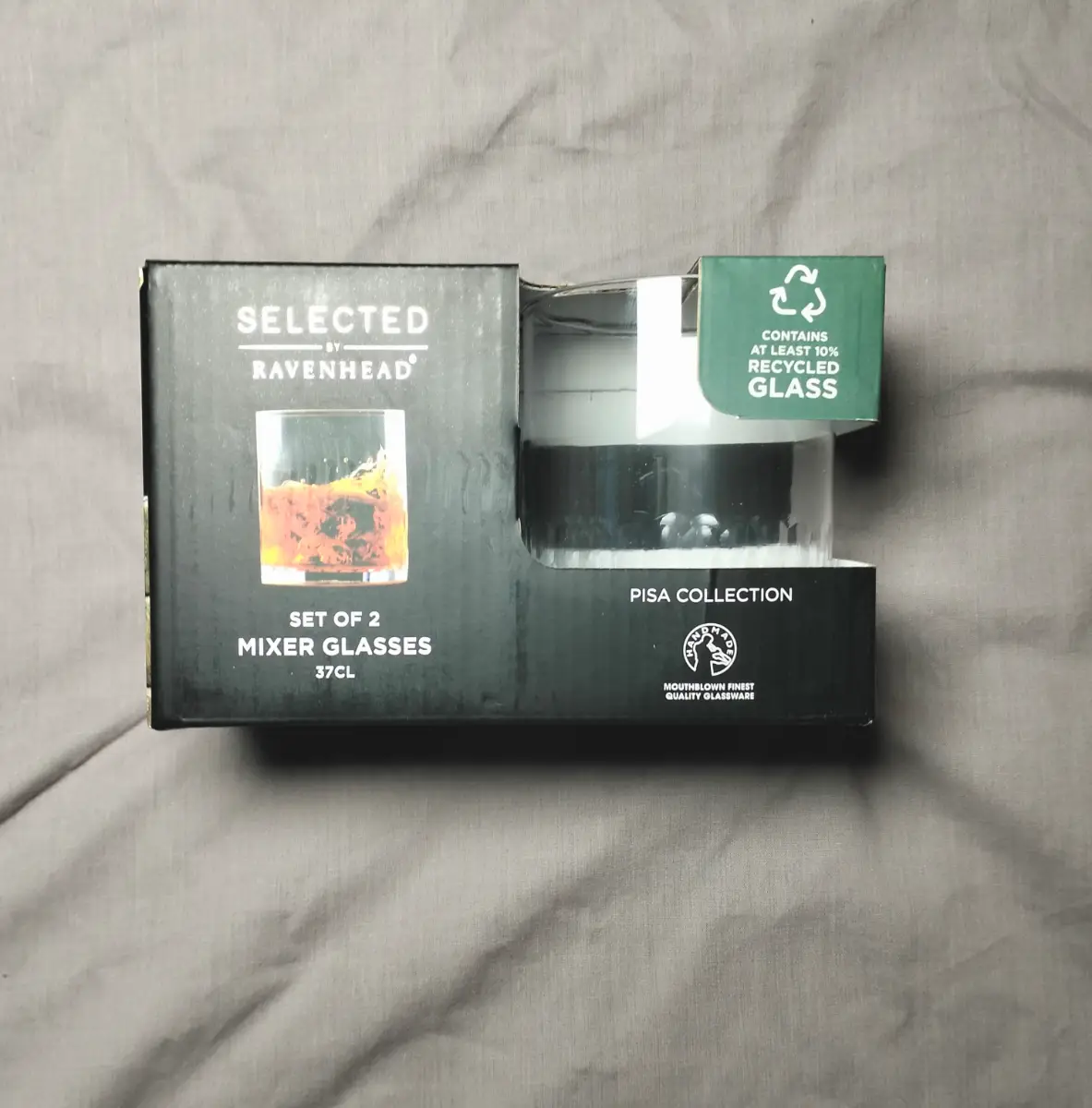 Ravenhead Pisa Collection Set of 2 Mixer Glasses Size: 37cl New