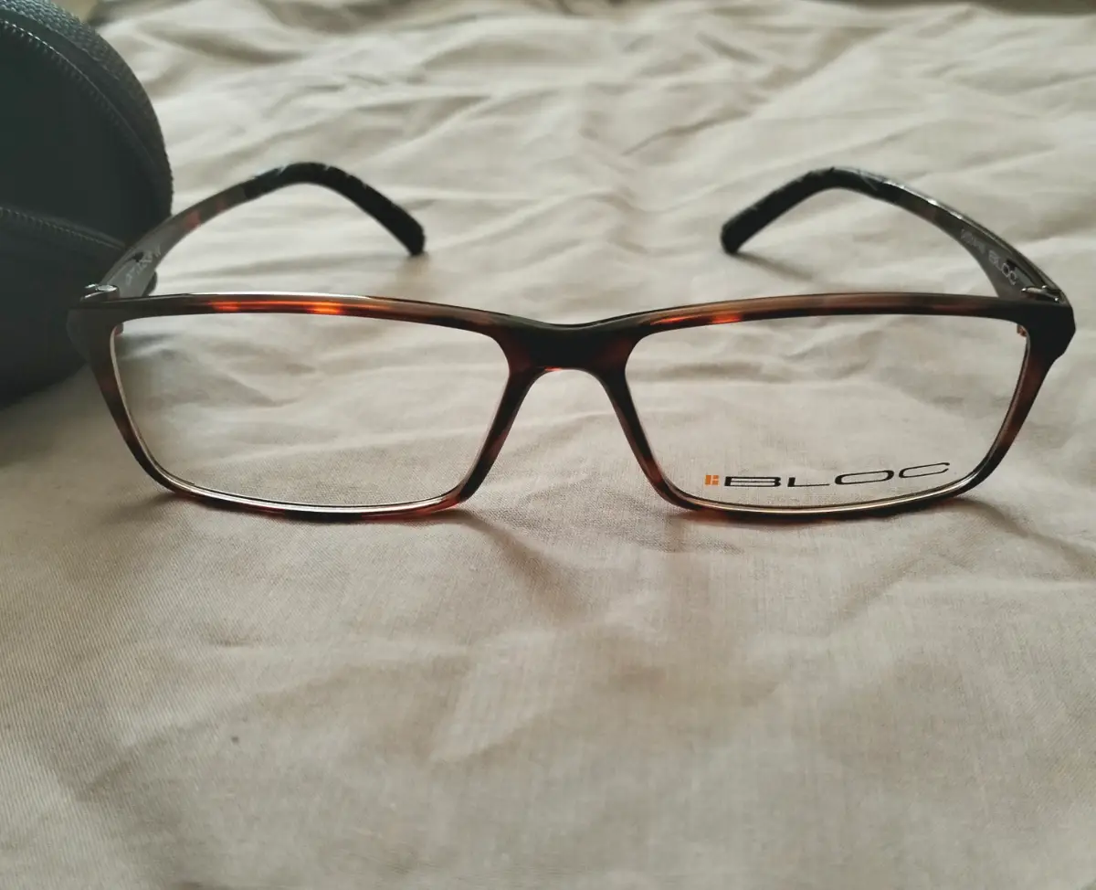 BLOC OPT 005-6 Tortoiseseshell Rectangular Eyeglass Frames Glasses New
