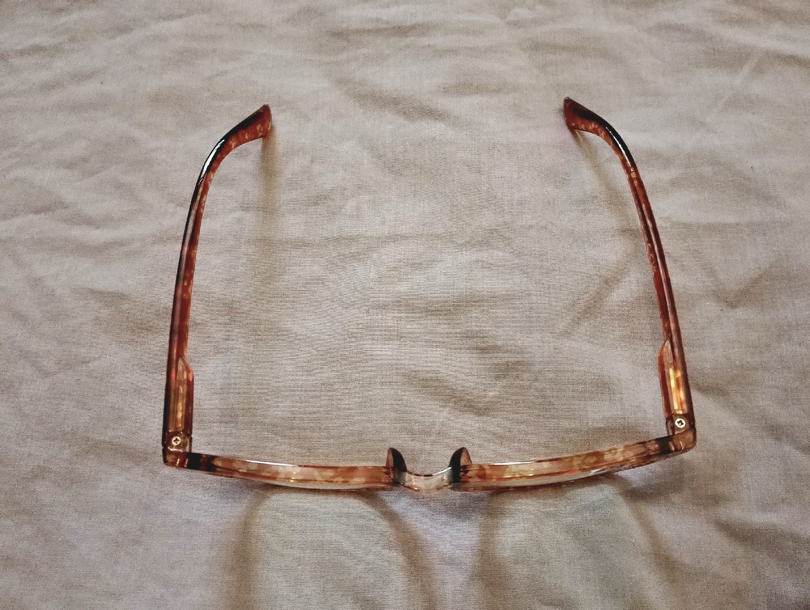 Brown/Orange colour mix unisex blue light filter reading glasses New