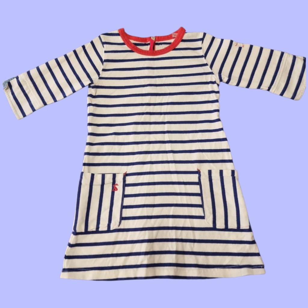 Joules Mariners Grade girls summer dress- age 7yrs