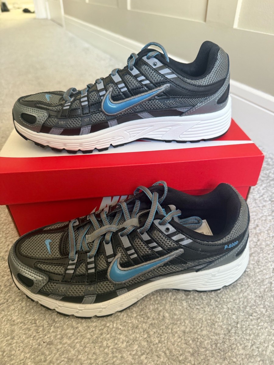 Nike P-6000 GS Smoke Grey Dutch Blue Black UK 5 EU 38 – Brand New (Full Box)