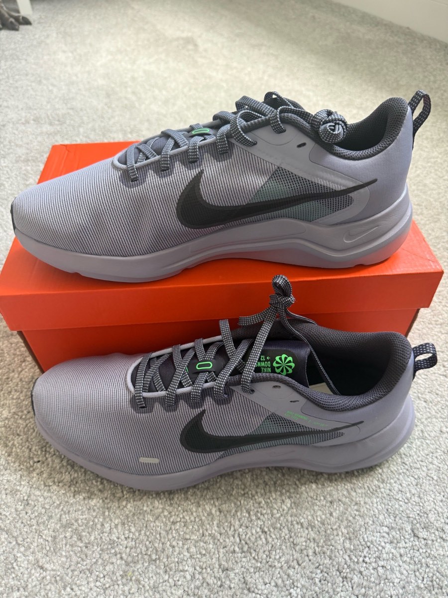 Nike Downshifter 12 Indigo Haze Gridiron UK 10.5 EU 45.5 Brand New Full Box