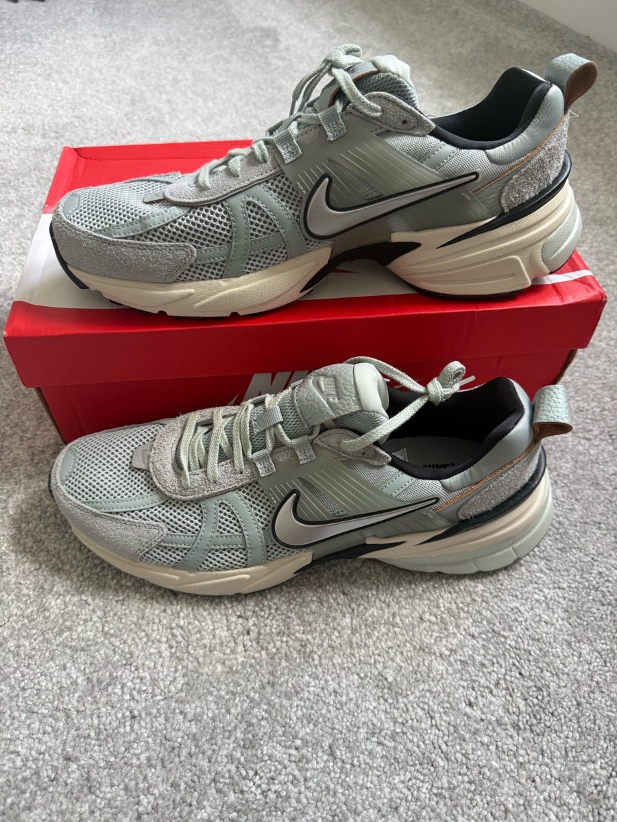 Nike V2K Run Light Pumice Chrome UK 11.5 EU 47 Brand New Full Box
