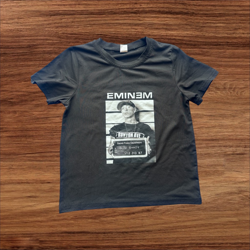 Kids Unisex Eminem Slim Shady T Shirt Age 5-6