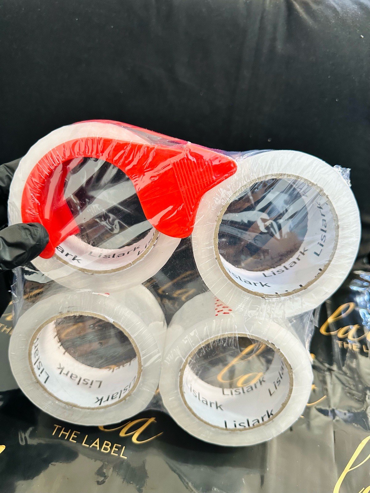 🤍 5Pcs | 4 Big Rolls 48mm x 75m Long + 1 Dispenser | Heavy Duty Strong Sticky Packing Tapes