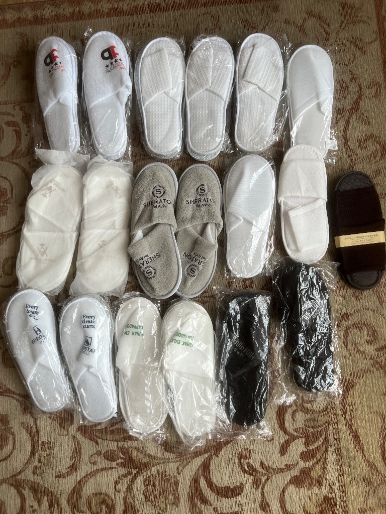 Hotel slippers