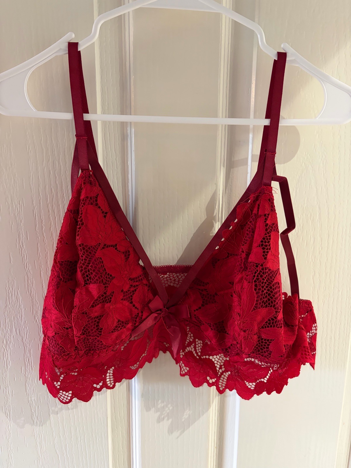 Red Lace Bralette / Bra Top – Size 5XL – Unworn
