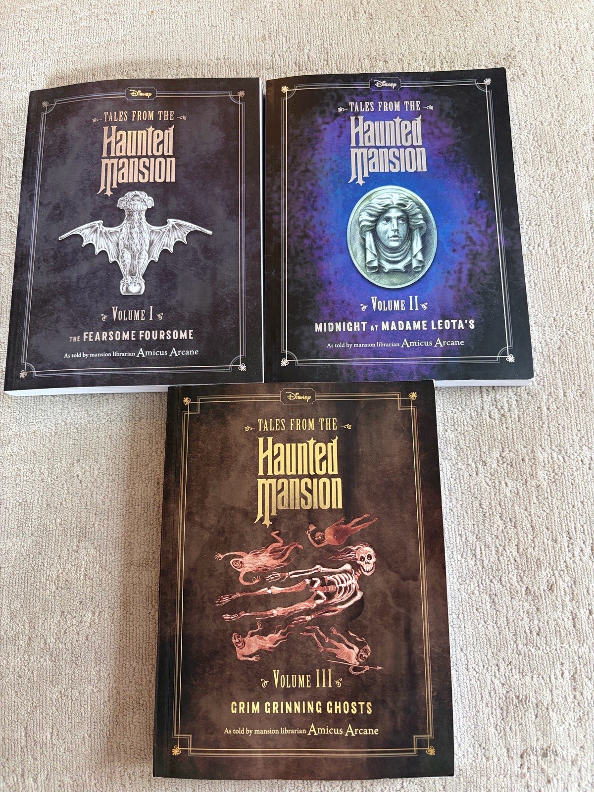 Disney Tales From The Haunted Mansion Books Vol 1-3 Bundle - NEW Unread
