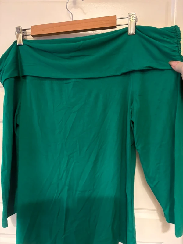 Brand new Joe Browns Green Bardot off the shoulder jersey top size 14
