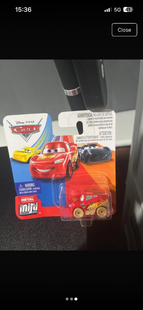 Disney Pixar mini car