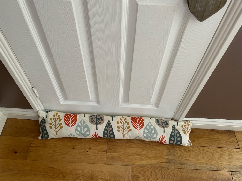 Autumn Leaves Design Weighted Door Draught Excluder