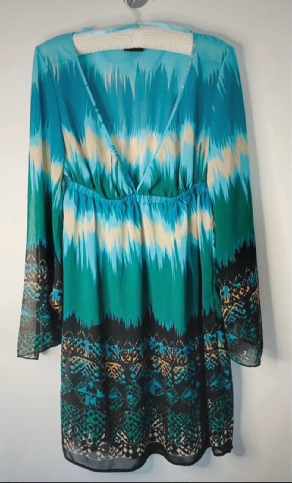 Next ombré effect stylish V-neck cover up or tunic Size 12  bnwot