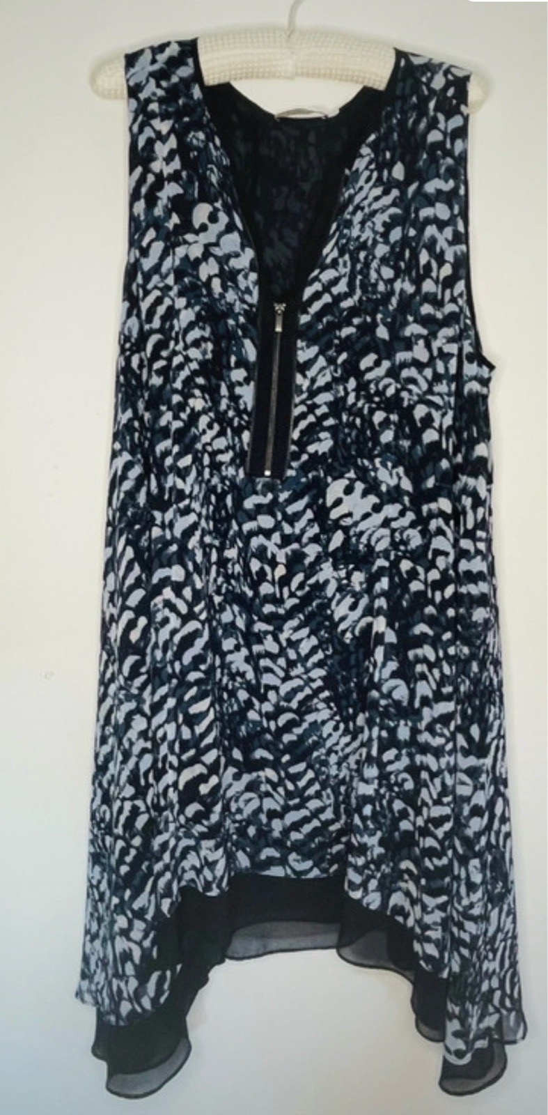 Beautiful floaty animal print Mint Velvet size 18 sleeveless dress/ tunic bnwot