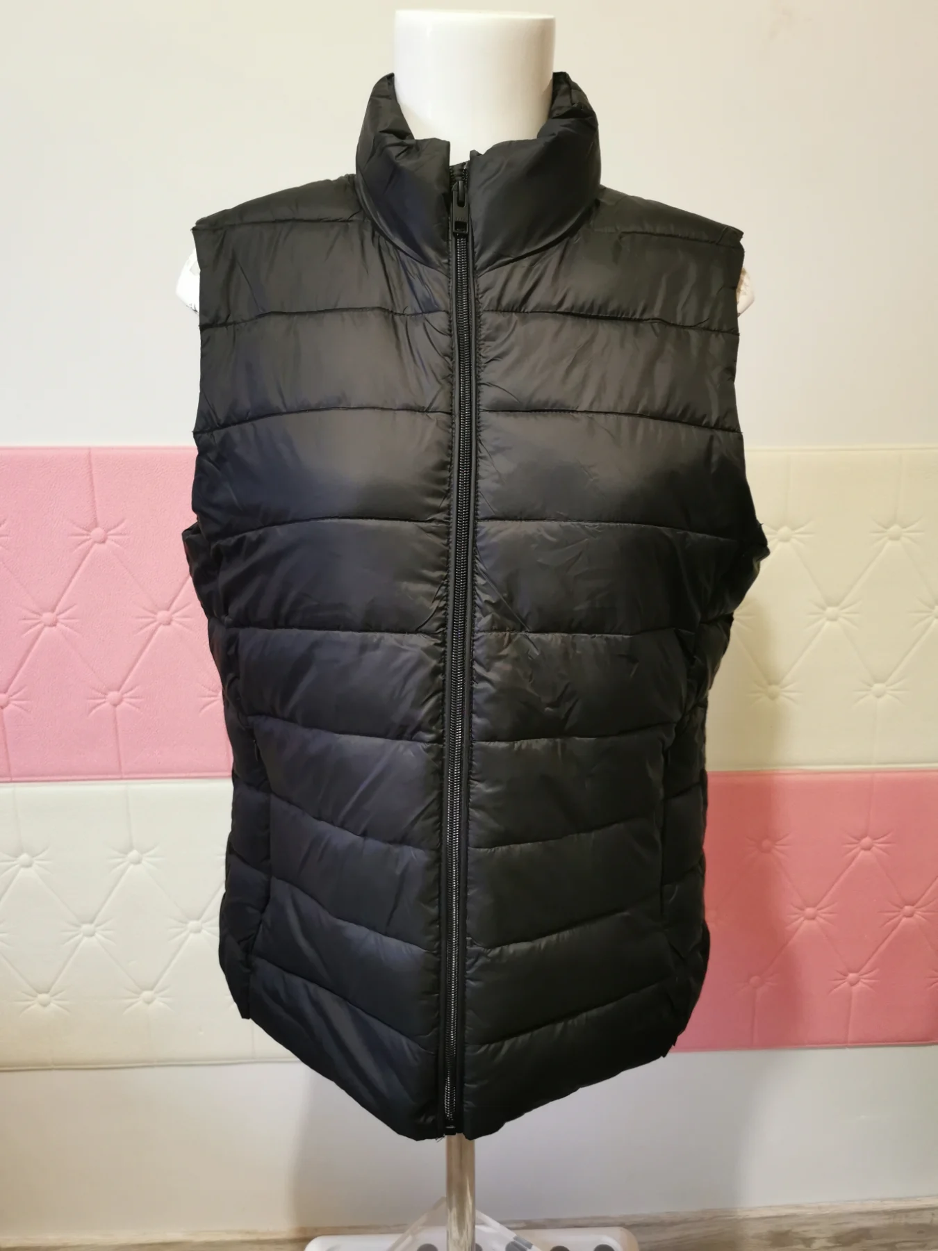 JJXX Women's Nora Lightweight Packable Vest In Black, Size L