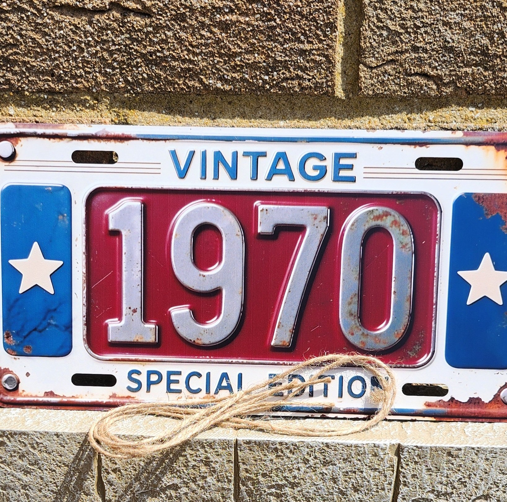Birth Year 1970 metal sign