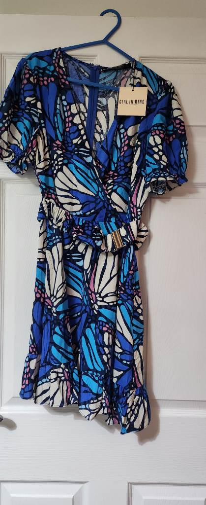Abstract print dress