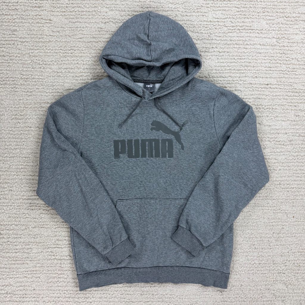 Puma Men’s Grey Pullover Hoodie Size Medium Brand New With No Tags RRP £45