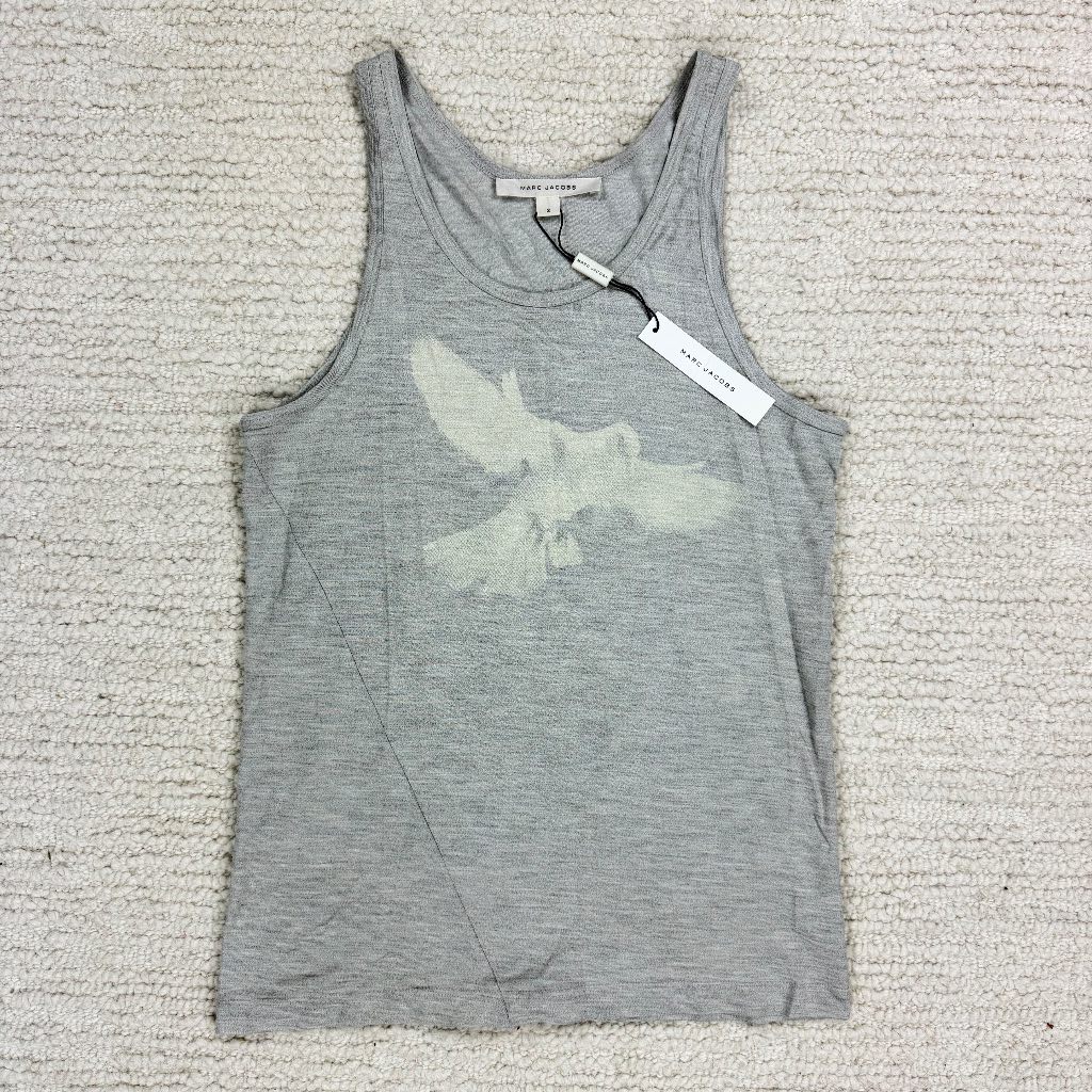 Jacob’s Women’s Dove Printed Sleeveless Vest BNWT RRP £455 VERY RARE