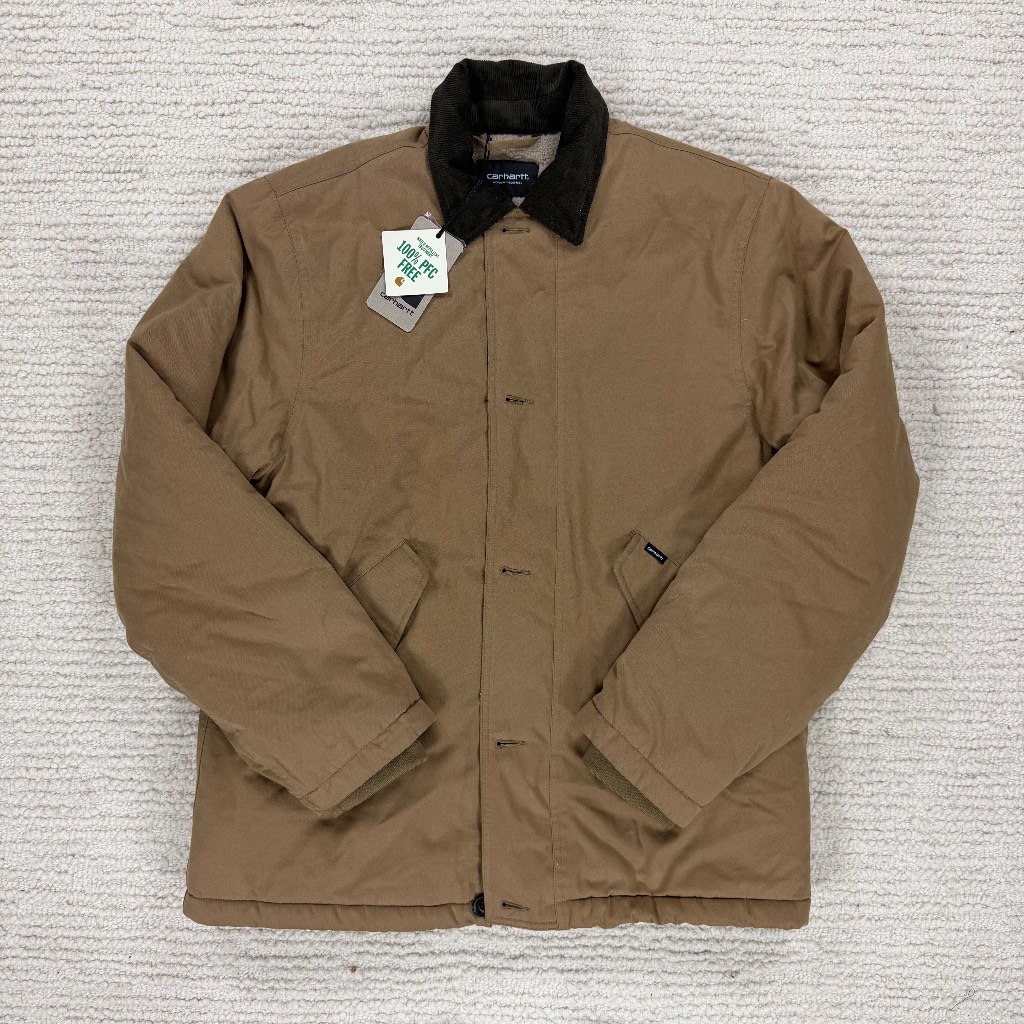 Carhartt WIP Declan Beige men’s Jacket Size Medium -Brand New With Tags