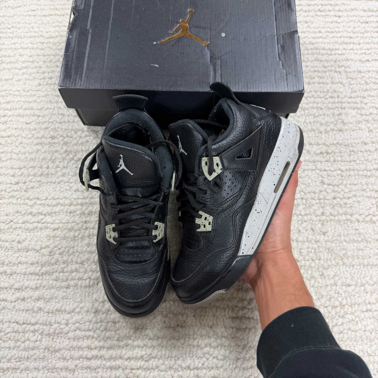 Air Jordan 4 retro Gs ‘Oreo’ 2015 Women’s Trainers