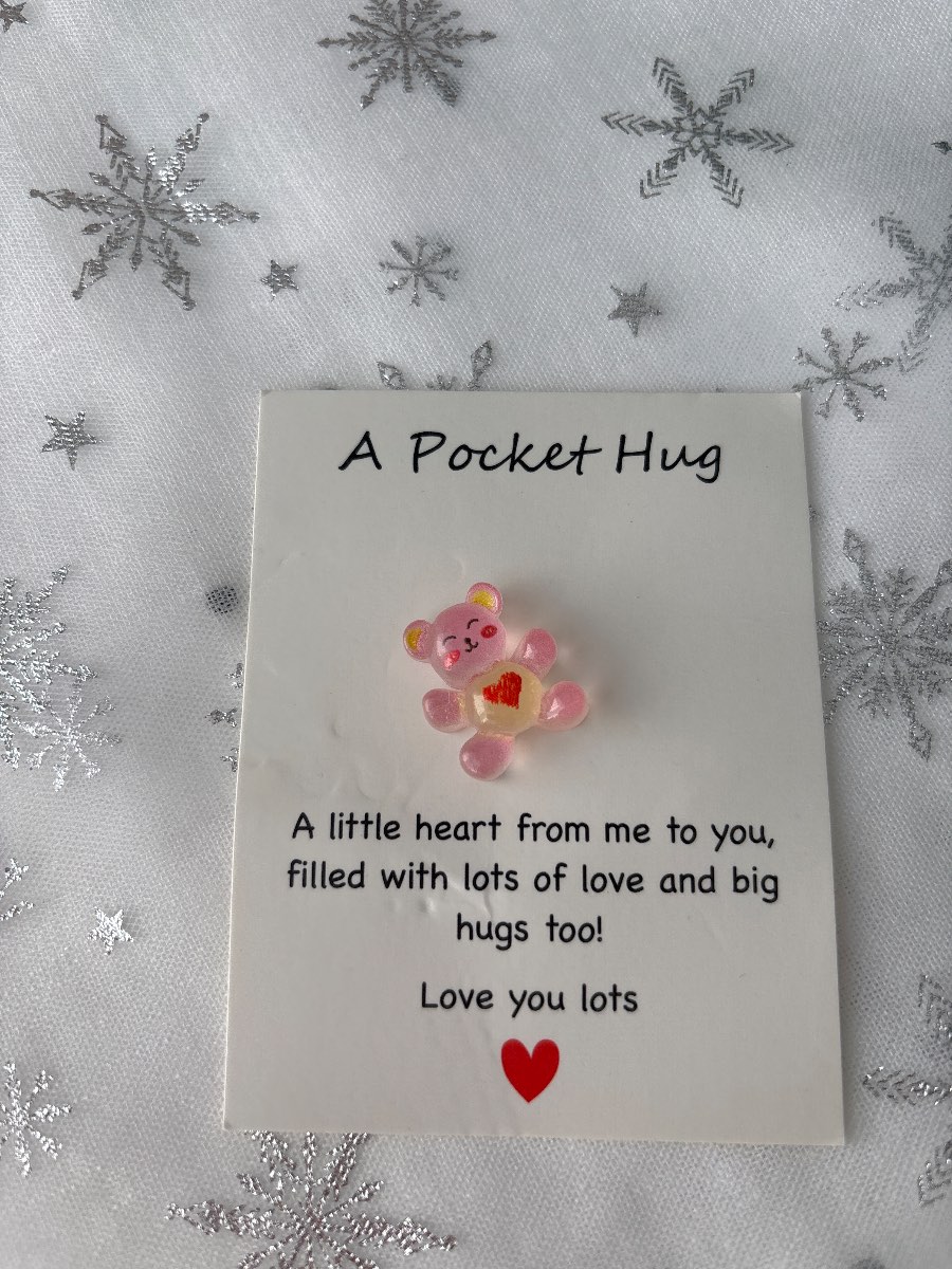 Beautiful Teddy bear 🧸 pocket hug