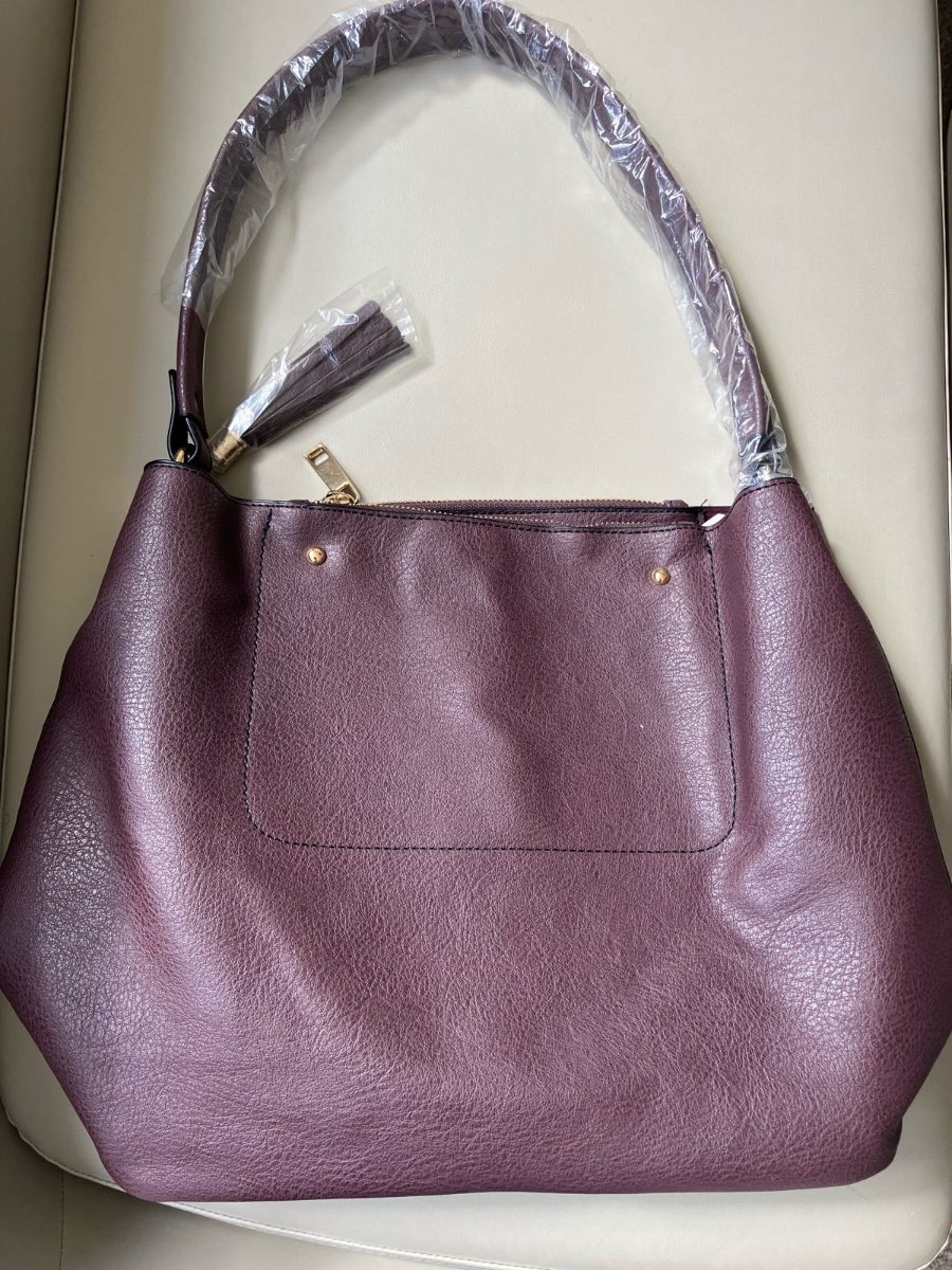 Oasis aubergine shoulder bag