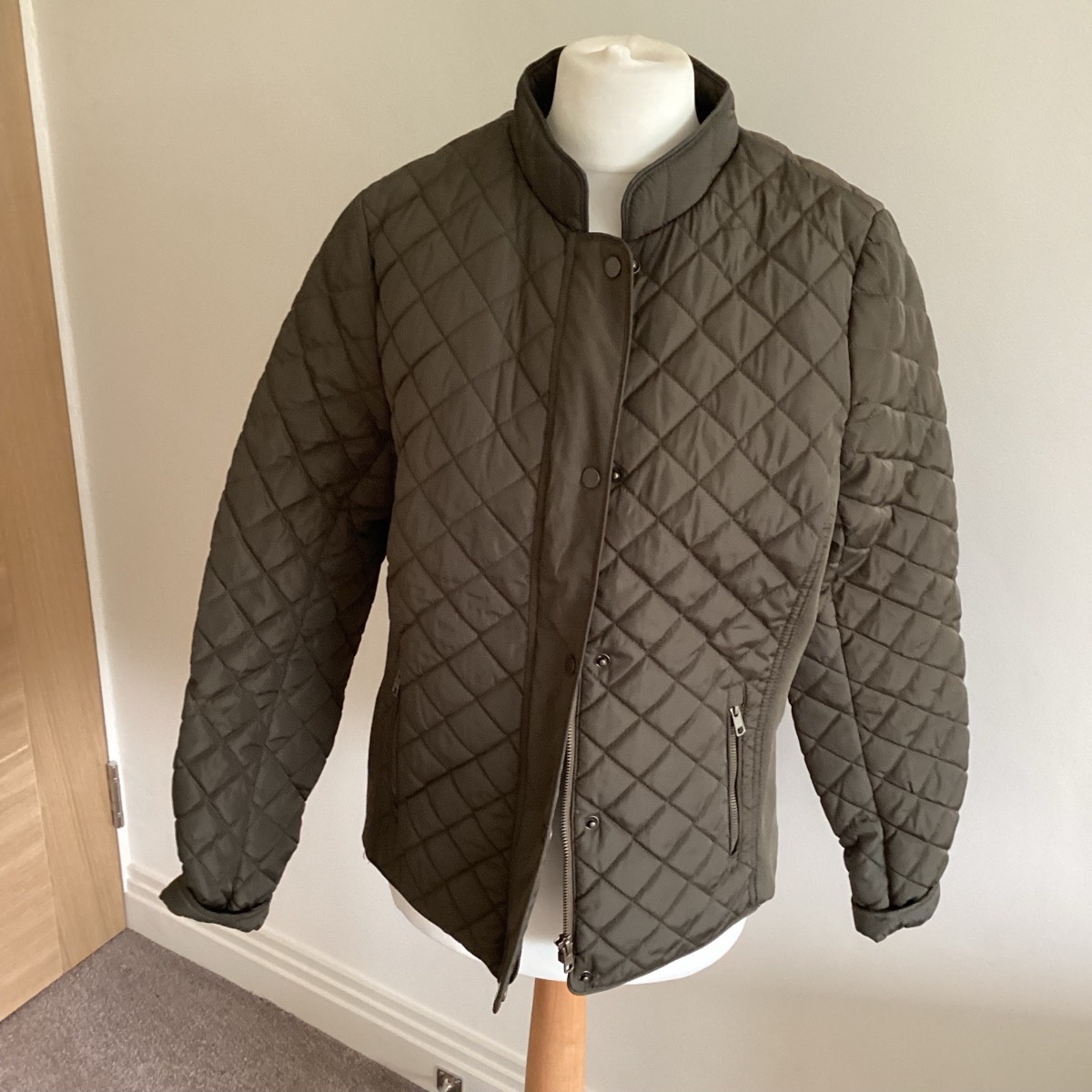 Crivit quilted khaki jacket size small