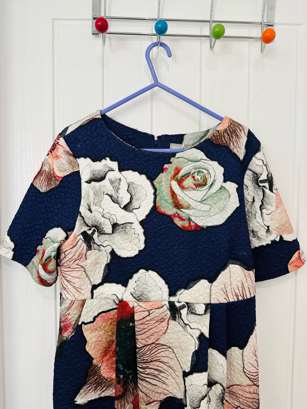 Asos Beautiful navy floral dress🌸