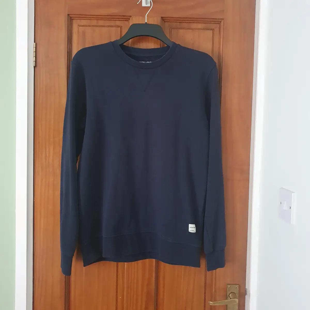 Jack & Jones Men's Essential Crew Neck Sweatshirt – Navy – Size Medium