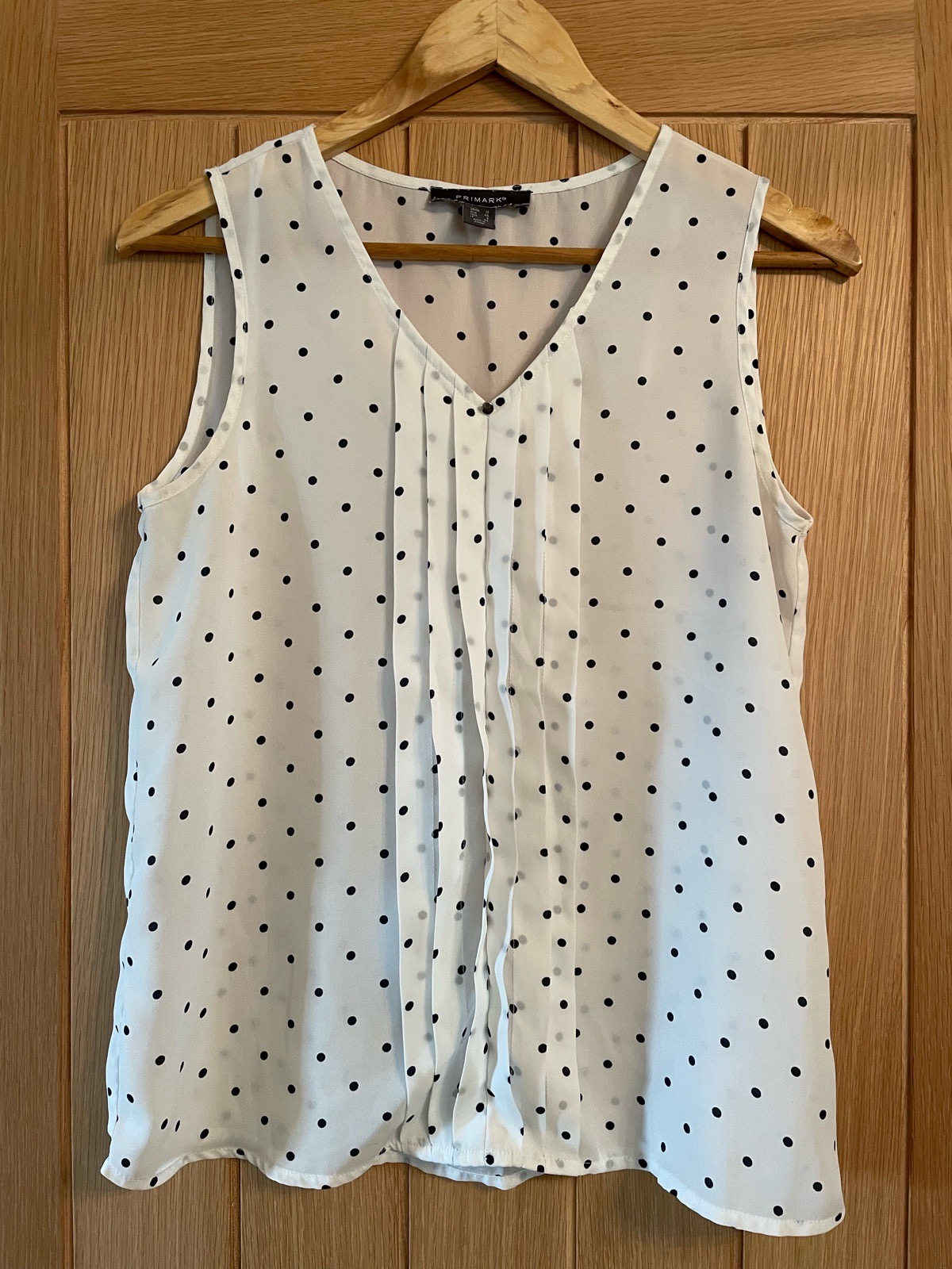 Primark Sleeveless V-neck Blouse - Size 12