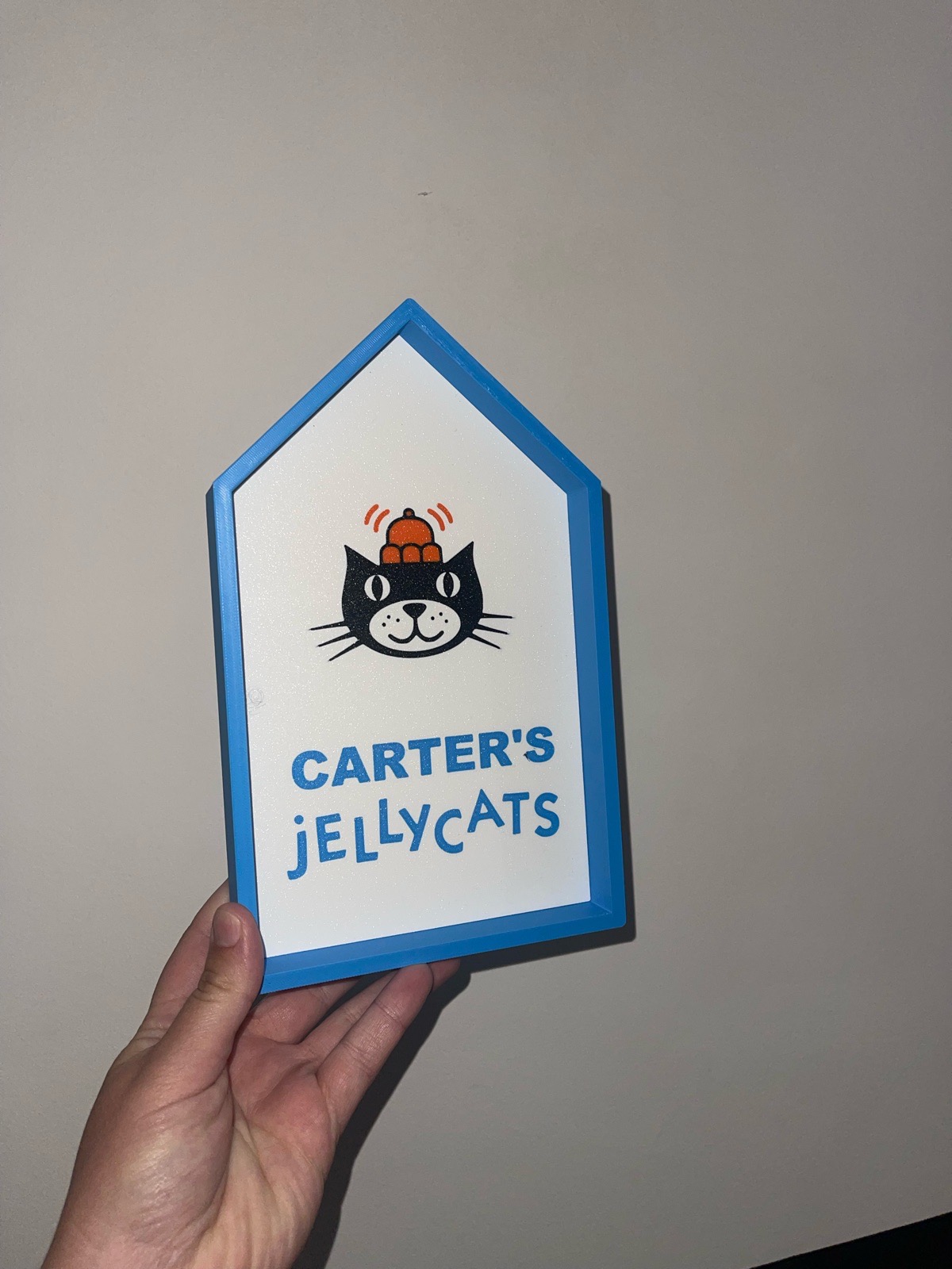 Custom JellyCat Room decor free standing sign