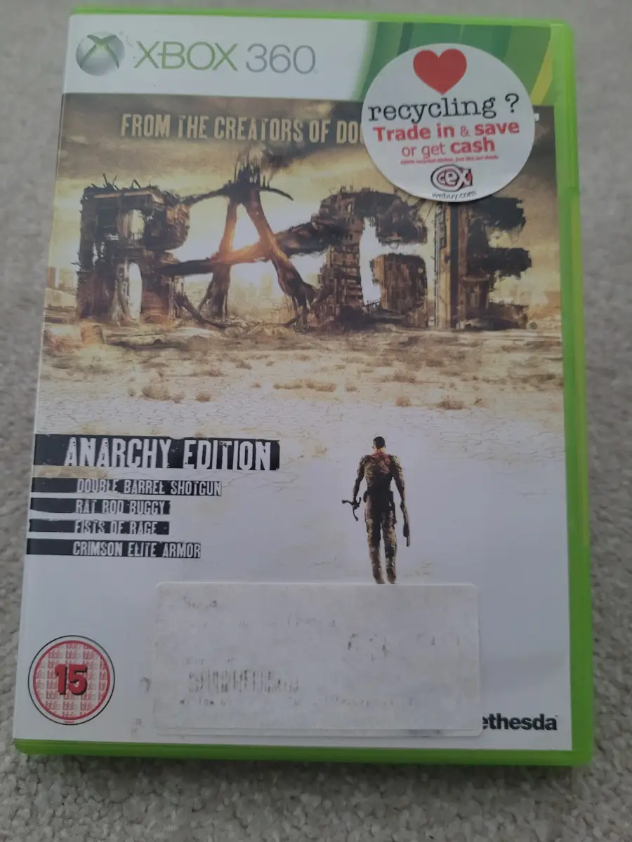 Rage XBOX360 Game