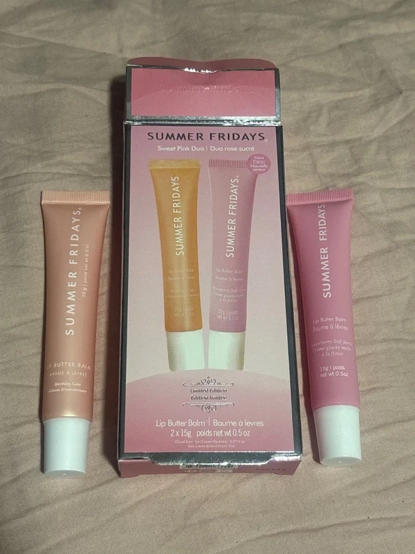 Summer Fridays sweet pink duo sealed