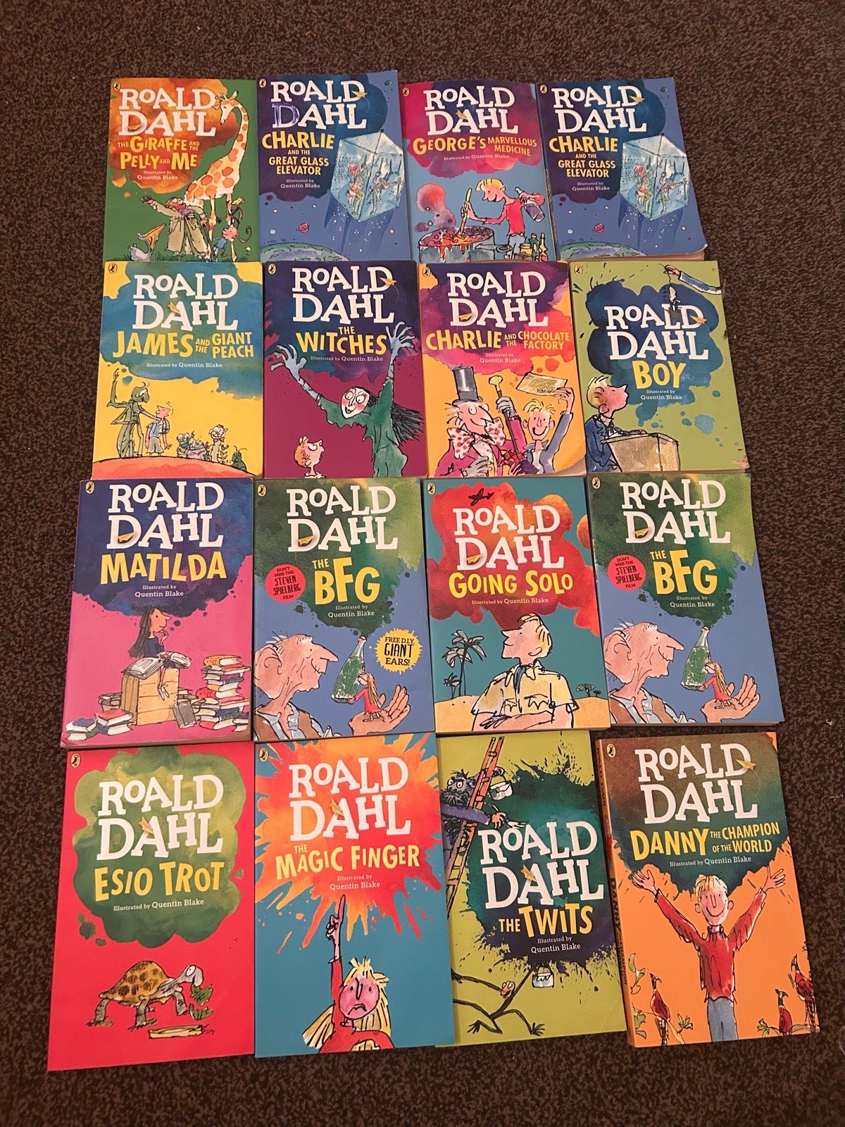 x16 Book Collection of Roald Dahl(RRP 30£)