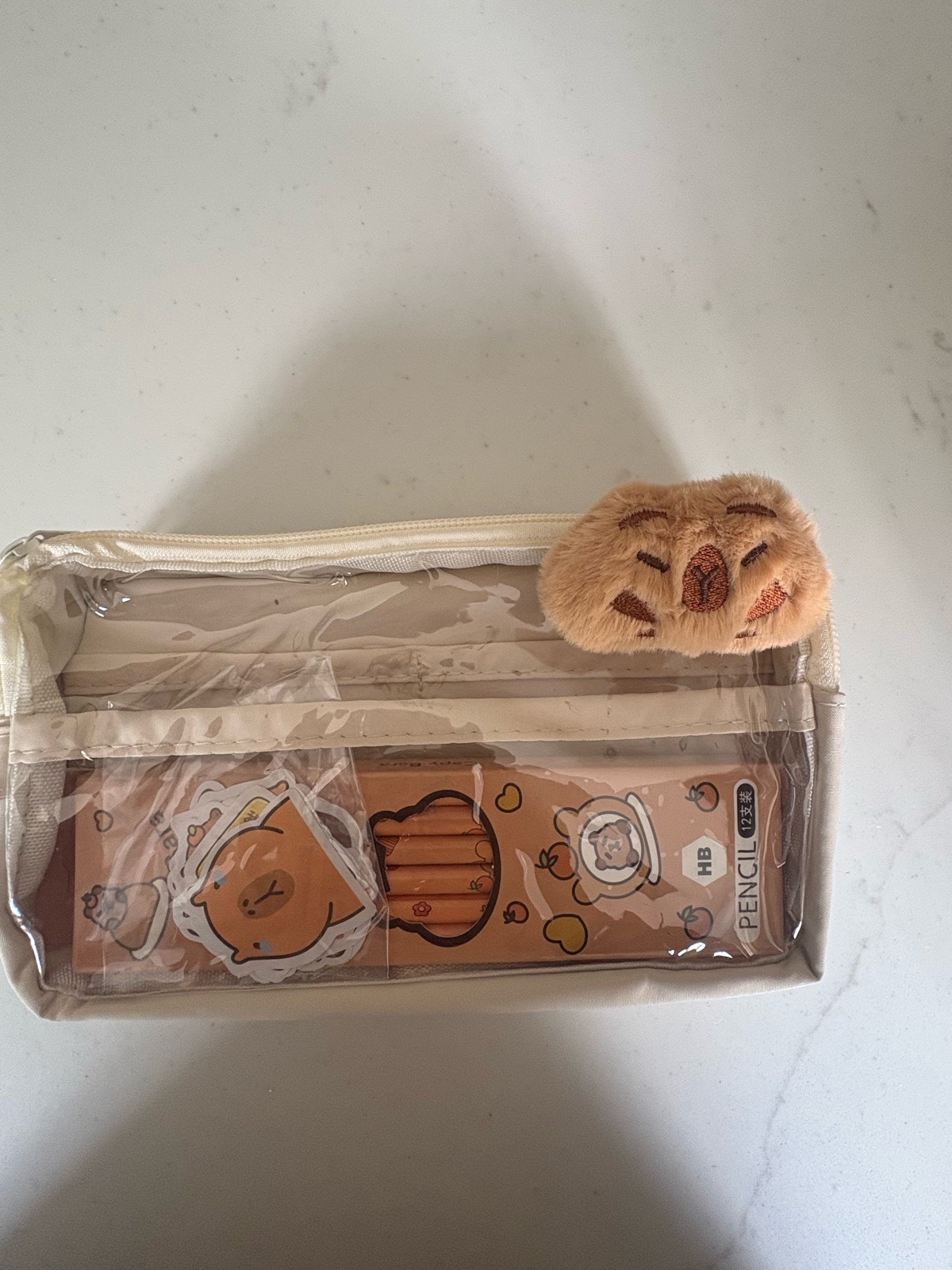 Capybara 35 pc pencil case