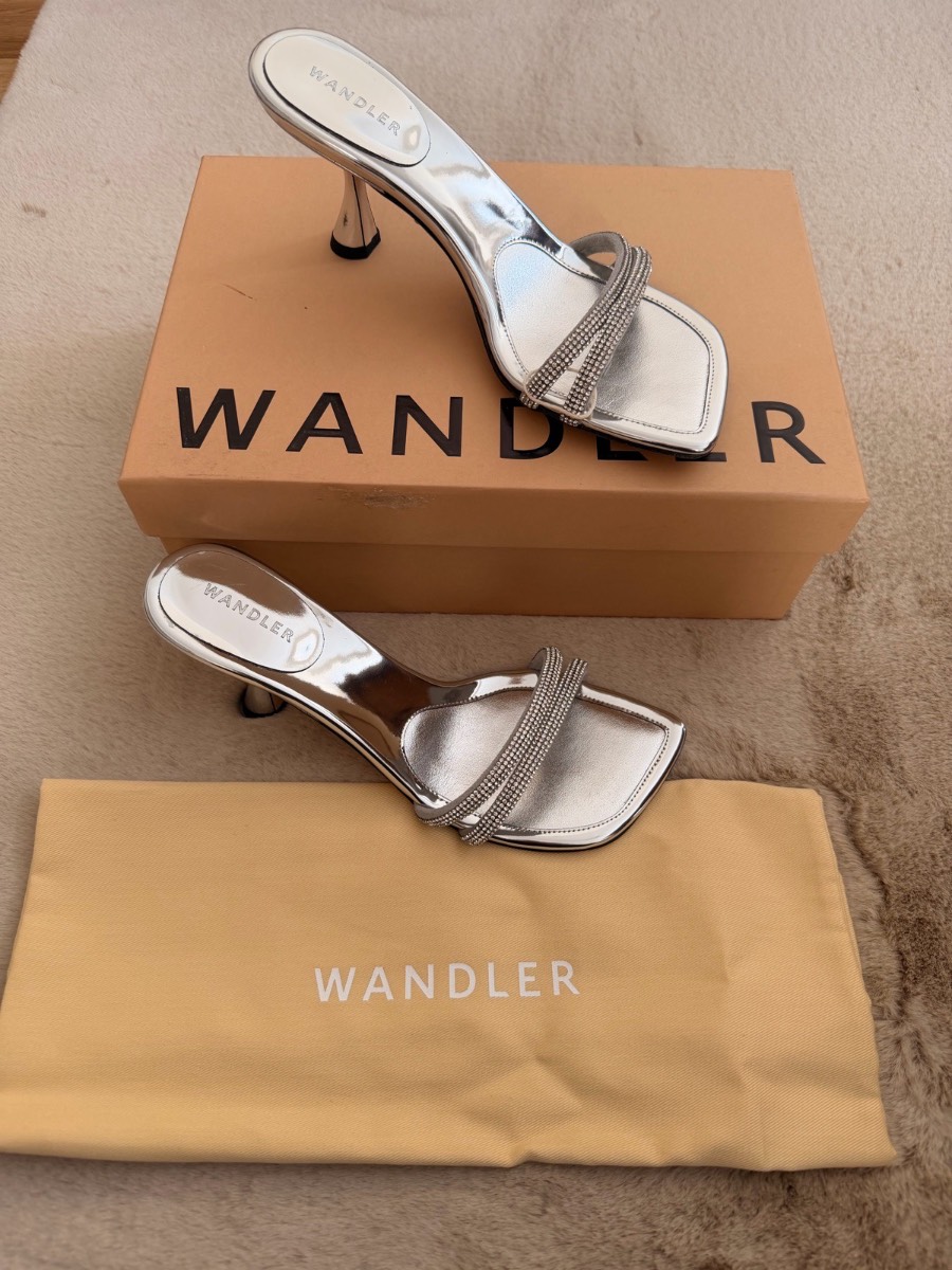 Wandler- silver heels