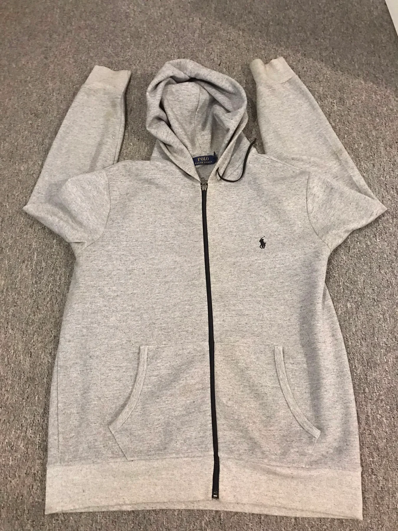Polo Ralph Lauren Men's Grey Zip-Up Hoodie