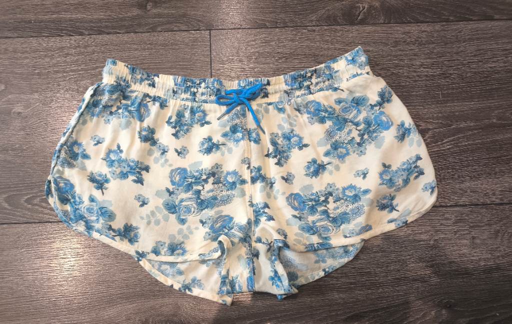 Floral Boho Summer Beach Lounge Shorts - Size 12