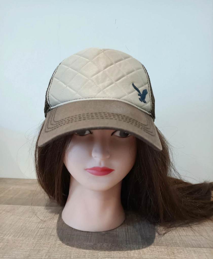 Vintage Y2K American Eagle Outfitters Quilted Mesh Trucker Hat/Gorpcore