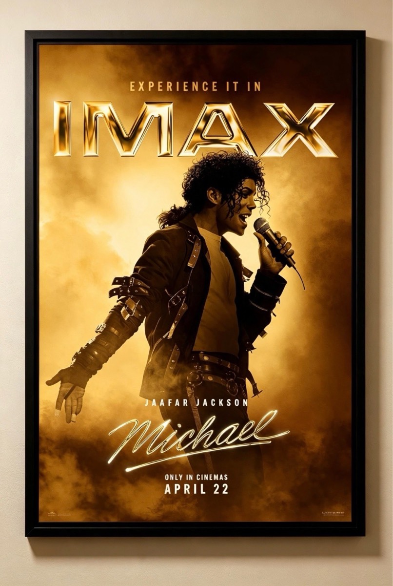 Michael (2026) Movie Poster | Michael Jackson Biopic Wall Art Print | A4, A3 & A1 | Unframed