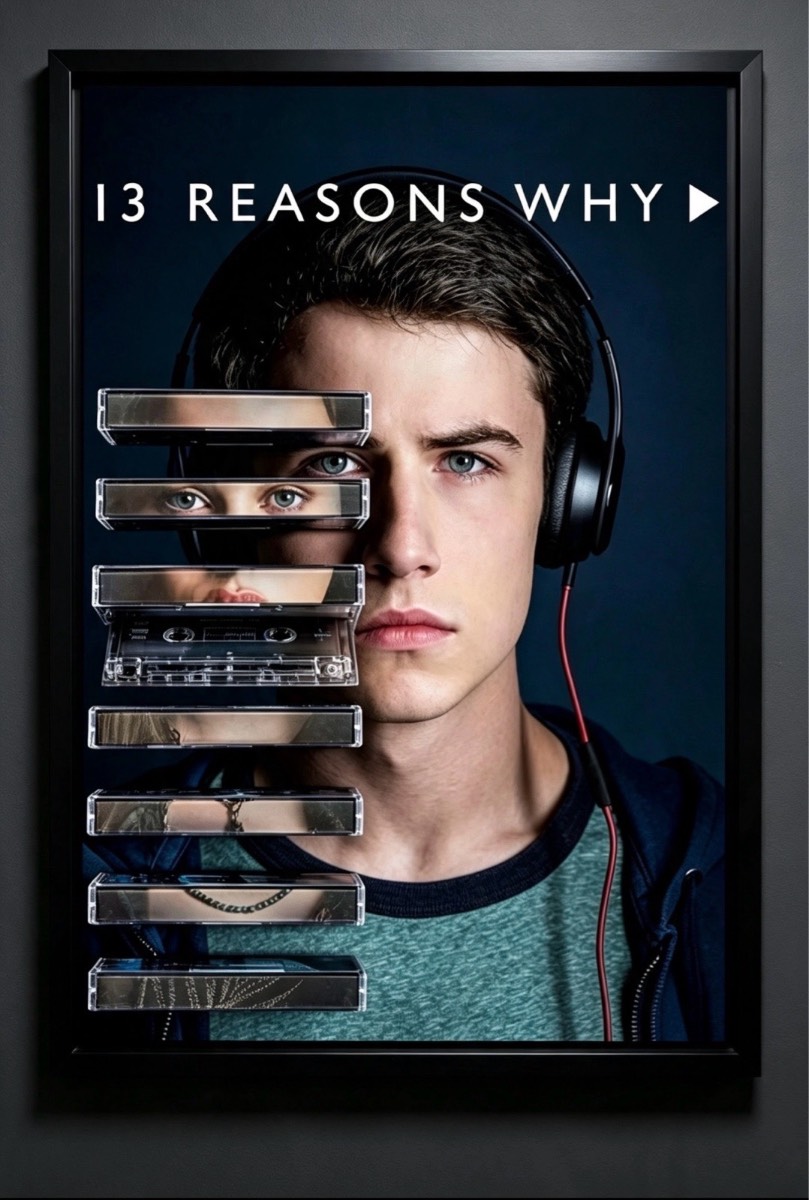 13 Reasons Why Poster | Netflix TV Series Wall Art | Drama Series Print | A4, A3 & A1 Unframed