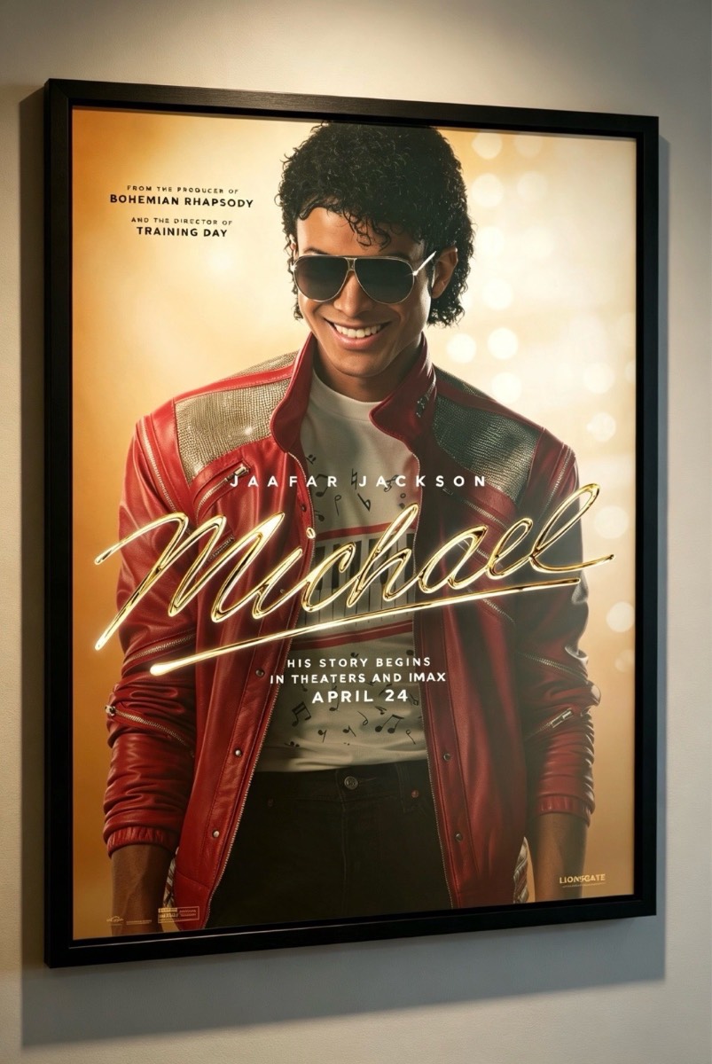 Michael (2026) Movie Poster | Premium Wall Art Print | A4, A3 & A1 | Home Cinema, Living Room & Bedr