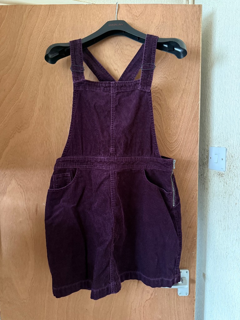 New look cord style pinafore dress size 16
