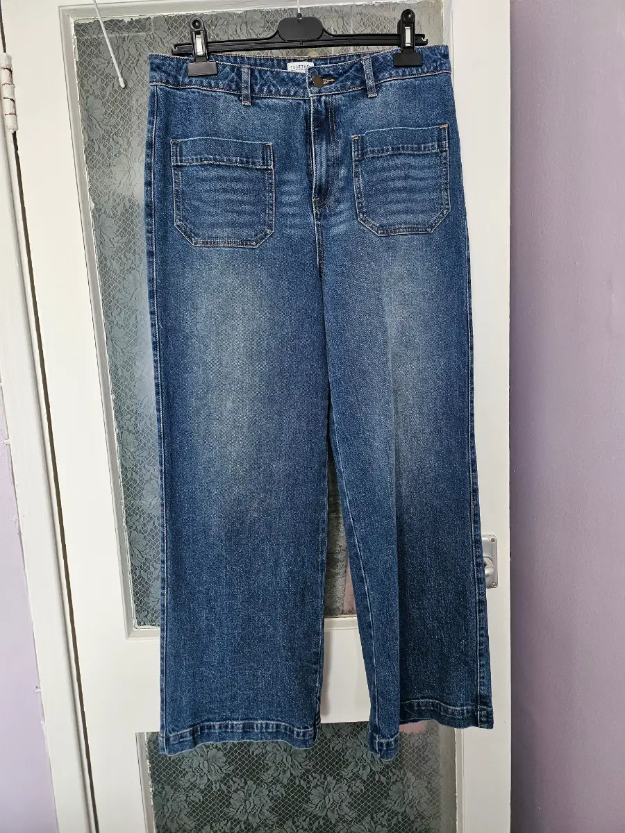Together Wide Leg Jeans UK Size 14R