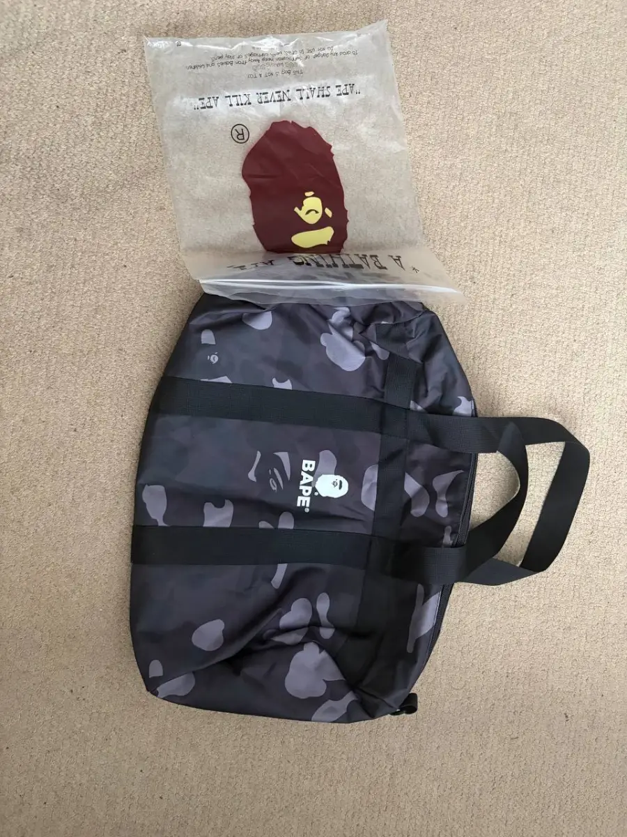 A Bathing Ape Duffel Bag