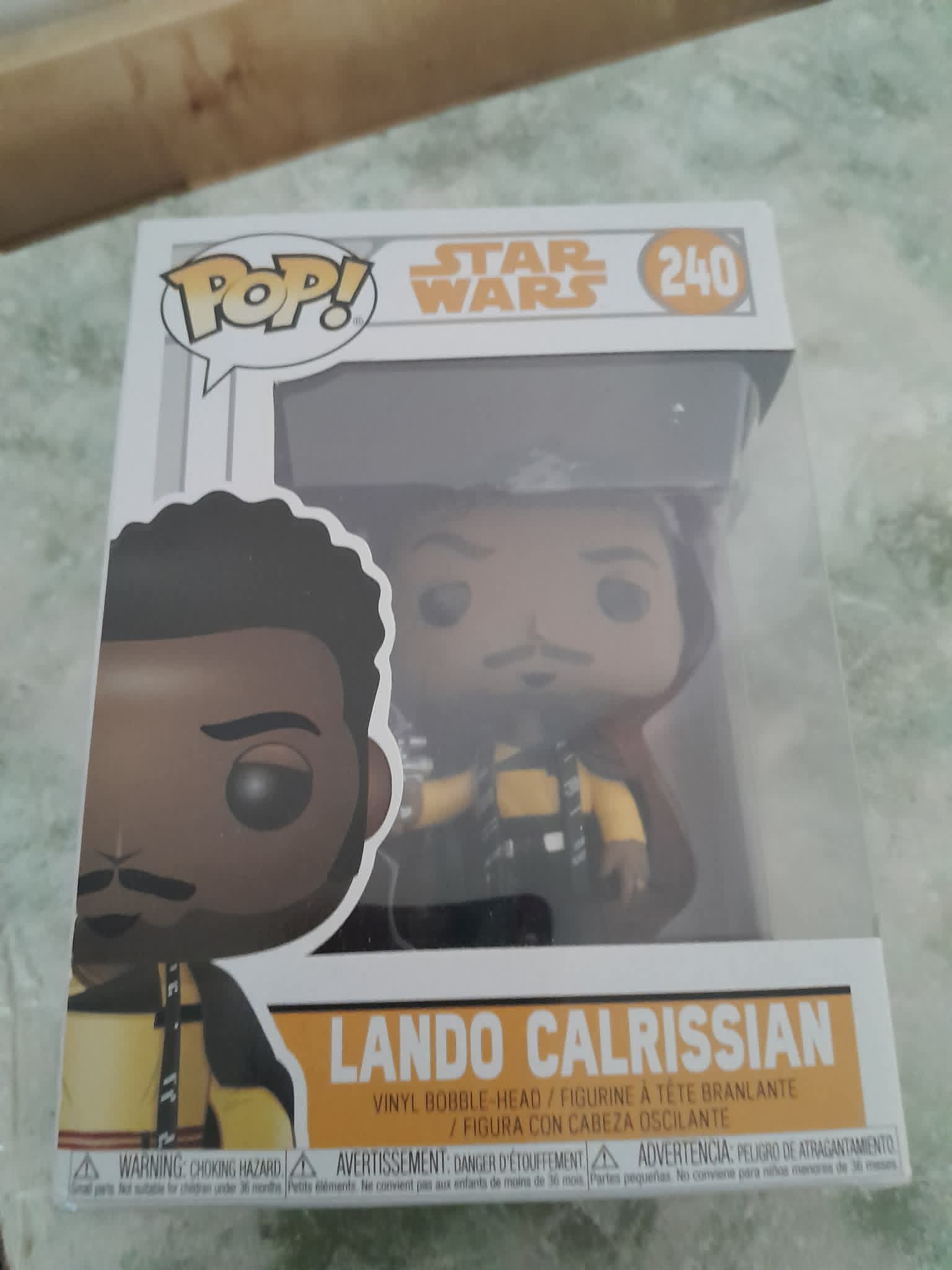 lando calrissian star wars pop figure new boxed