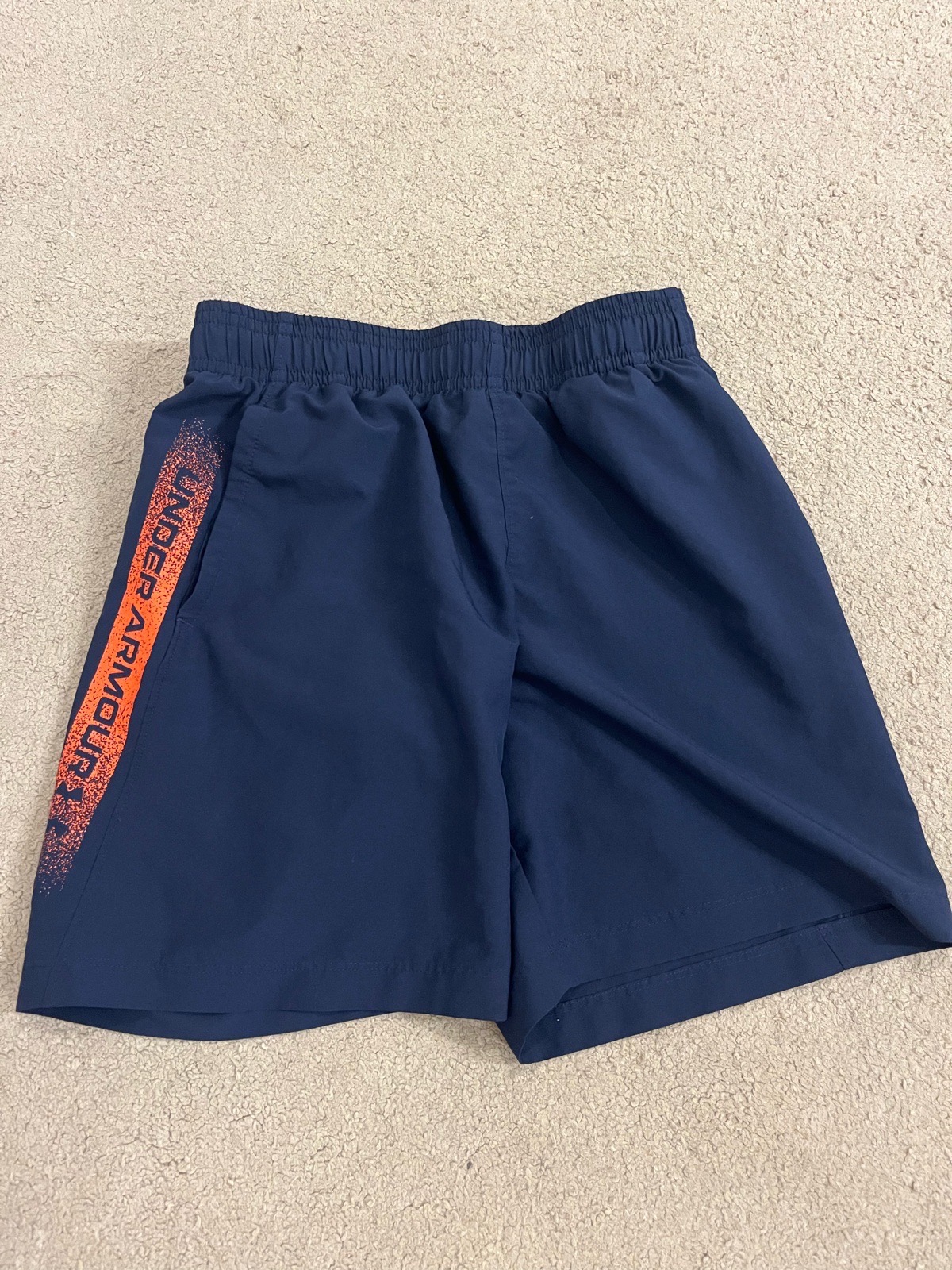 Youth Small Navy Under Armour Shorts