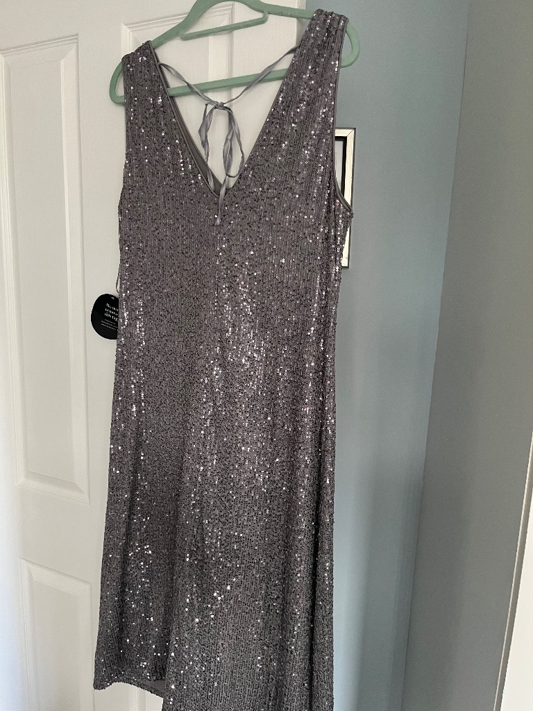 Sequin dress.