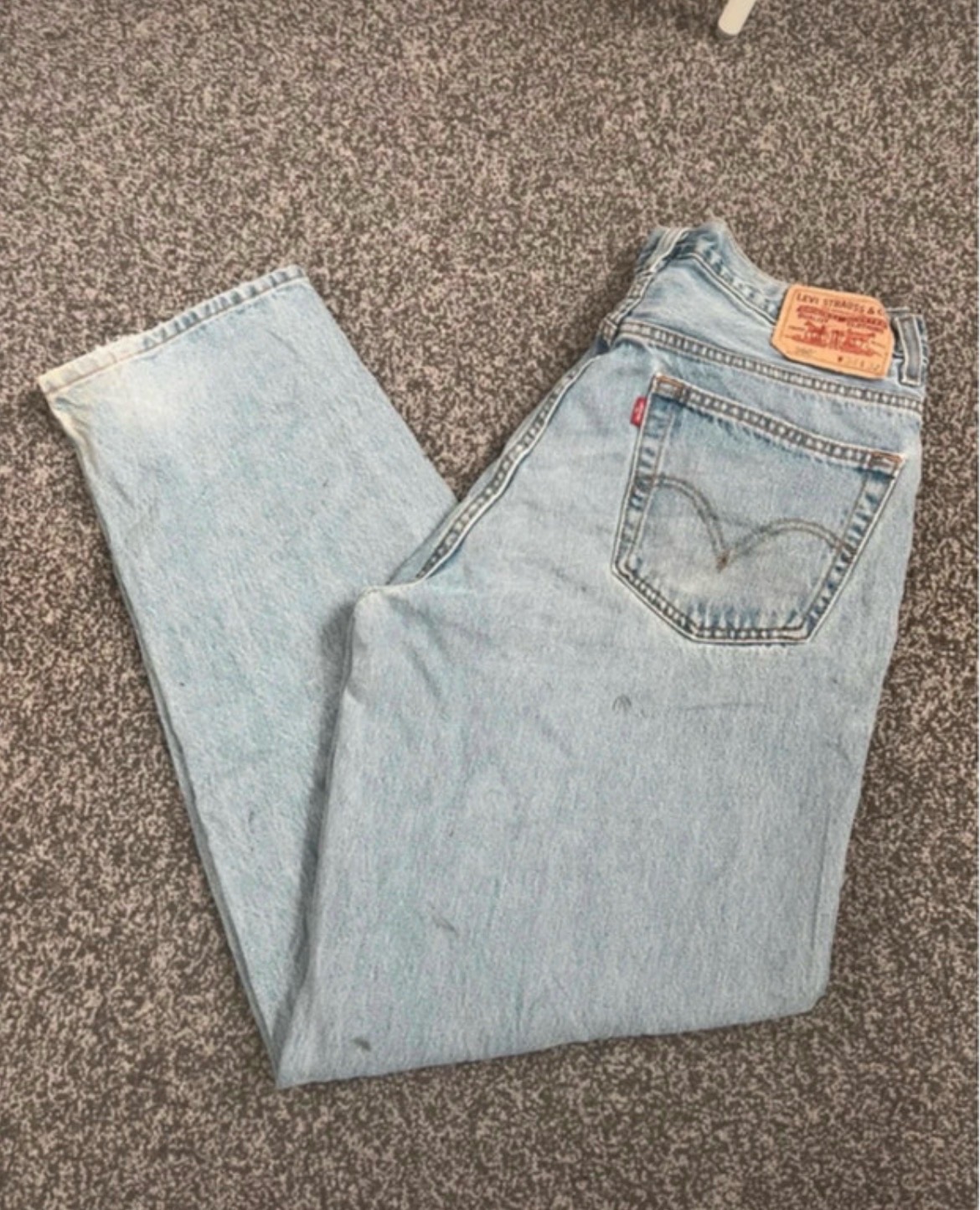 Levi's Strauss & Co Men's 560 Relaxed Fit Jeans Light Blue W34 L32